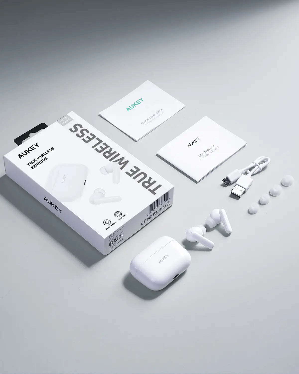 AUKEY Move Mini S True Wireless Earbuds with 10mm Drivers & IPX5 Water Resistance – EP-M1S