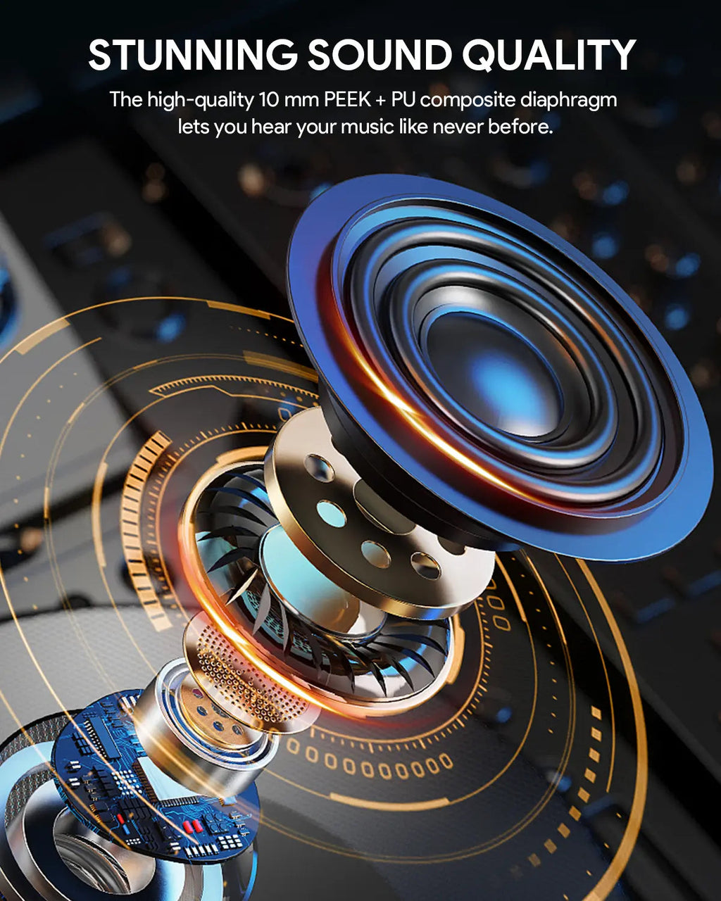 AUKEY True Wireless ANC Earbuds with Bluetooth 5.2, 28dB Noise Cancelling & IPX5 Water Resistance – EP-M1NC
