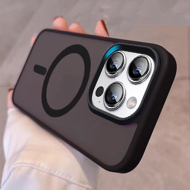 Matte Sandblasted Anti-Drop Phone Case - Soft Silicone Skin Feel Cover for iPhone - Shockproof Protective Case with Camera Protection - Black for iPhone 18 Pro