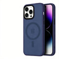 Matte Sandblasted Anti-Drop Phone Case - Soft Silicone Skin Feel Cover for iPhone - Shockproof Protective Case with Camera Protection - Royal Blue for iPhone 18 Pro