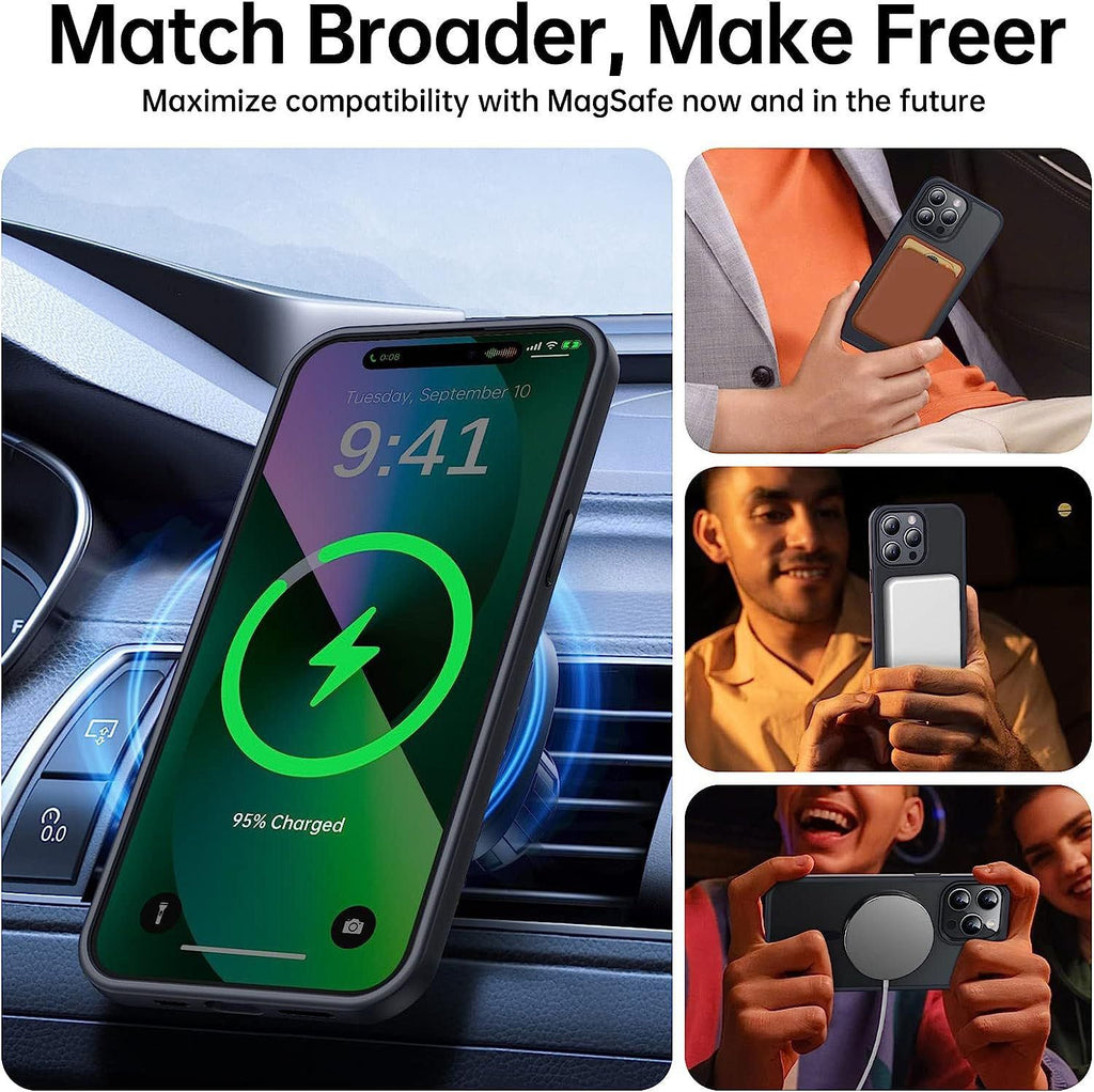 Matte Sandblasted Anti-Drop Phone Case - Soft Silicone Skin Feel Cover for iPhone - Shockproof Protective Case with Camera Protection - Titanium Gray for iPhone 18 Pro Max