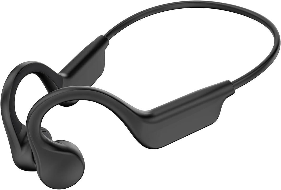 Bone Conduction Headphones Bone Conduction Headphones Bluetooth 5.0 Wireless Sports Earphones Lightweight Ear Hook -Black